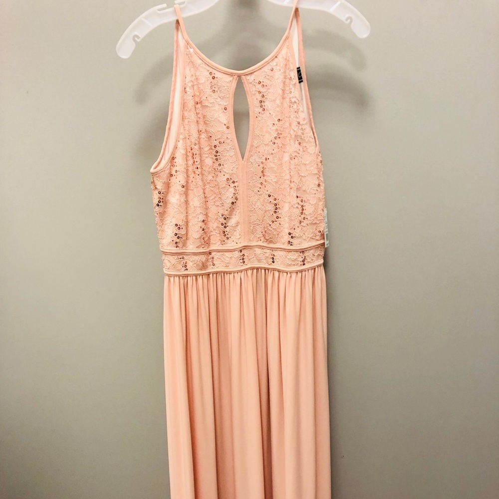 David’s Bridal Bridesmaid Dress in RoseGOLD